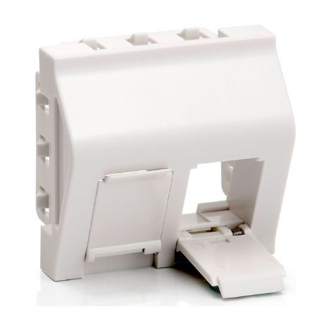 Equip Roseta de superficie blanca para conectores Keystone