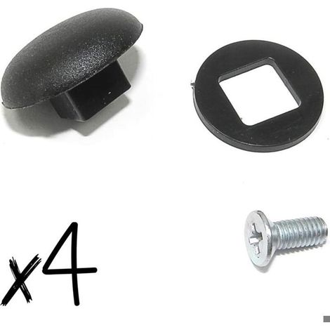 Befestigungsmuttern für Seitenfensterblenden – 4er-Pack – zur Sicherung der hinteren Seitenfenster – passend für Citroën, Peugeot, Toyota (1/4)