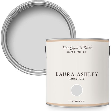 Laura Ashley Wandfarbe Pale Silver Matt 2,5L (1/5)