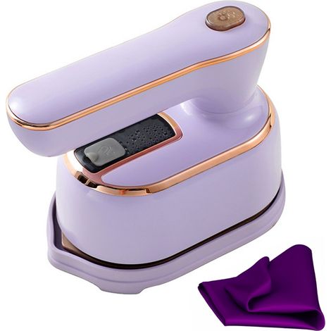 1 défroisseur portable, 1000 W, plaque céramique dorée, 13 g/min, pour voyage et usage quotidien (1/5)