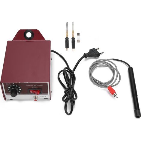 Pistolet à cire électrique, soudure rapide avec réglage de température, pour fabrication de bijoux, fusion précise, prise UE 220V (1/5)