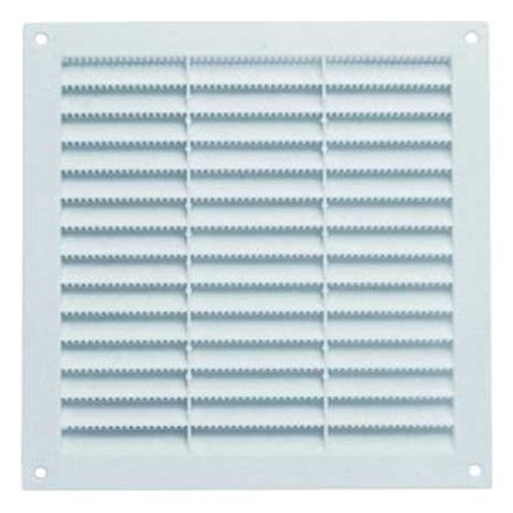 Griglia di aerazione rettangolare in plastica (abs) : Dimensione - 230x230 pass.aria cm2 234 (1/3)