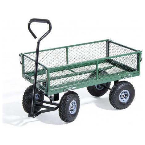 Multifunktionswagen aus lackiertem Metall 90 x 50 x 52,5