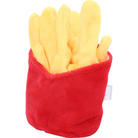 Jouets à mâcher pour chiens, imitation frites, peluches douces pour chats et chiens de petite et moyenne taille (1/5)