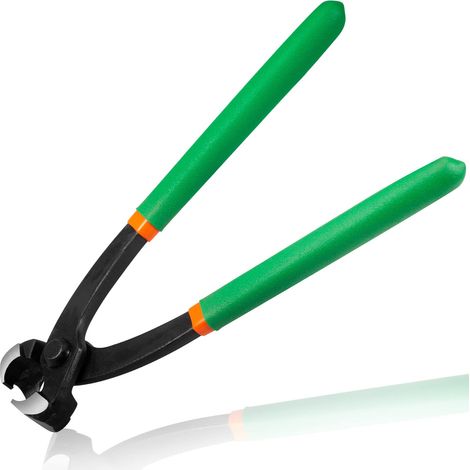 Pince à sertir pour oreilles de 22,9 cm avec mâchoires à sertir avant et latérale à action unique - Pince à sertir pour sécuriser les tuyaux et une utilisation automobile (1/5)