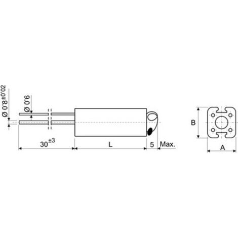 100R 6WV/F Sicherungsspulenwiderstand 100 Oh 6W