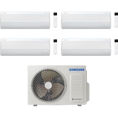 Samsung Climatizzatore Quadri Split Cebu S2 7+9+12+24 con AJ100TXJ5KG/EU Inverter Wi-Fi Classe A++