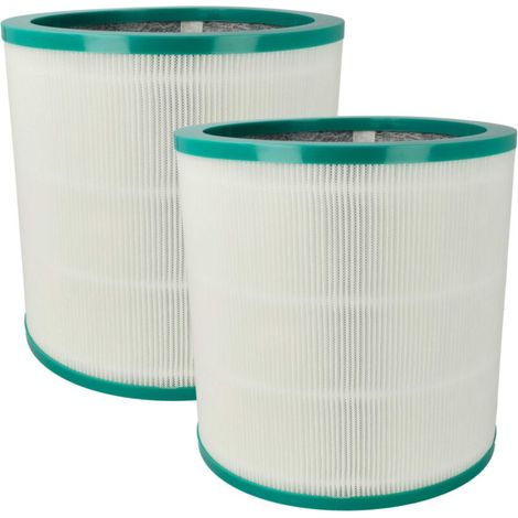 vhbw 2x Filtres HEPA compatible avec Dyson Pure Cool TP00, TP01, TP02, Link 308400-01, Me BP01, Link 308401-01 purificateur d'air - Filtre de rechange (1/4)