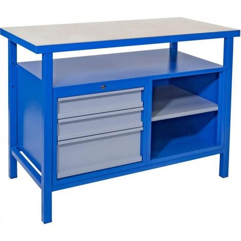 Etabli P 1200 SL - 120 cm - 3 tiroirs 1 étagère