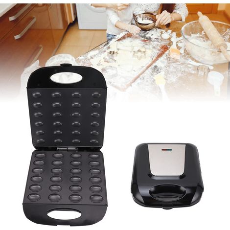 Machine de Cuisson pour Tartes aux Noix Électrique de 1400W, Marque AB,Etz modèle Pro ApoBem3 avec Pan Antiadhésif Aluminium, Capacité 24 Pièces, Alimenté 110V pour US Plug