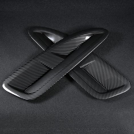 Grille d'aération de capot en plastique ABS, pièce modifiée pour Jaguar XKR XK8, impression par transfert hydrographique (1/5)