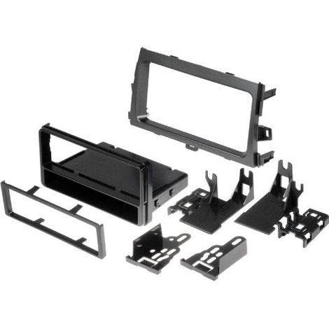 Facade autoradio 1DIN compatible avec Toyota Corolla ap08 - avec vide-poche