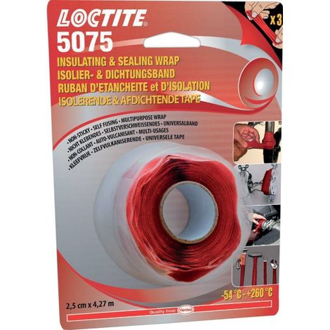 Loctite Cinta Adhesiva de Aislamiento y Estanqueidad SI 5075 Roja