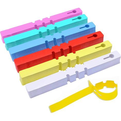 ZOLGINAH Pflanzenetiketten, 100 Stück wasserfeste Gartenetiketten, 21 x 2 cm Kunststoffetiketten, Gartenetiketten, wiederverwendbar, für Obstbäume, Blumen, Topfpflanzen (Farbe: Grün) (1/5)