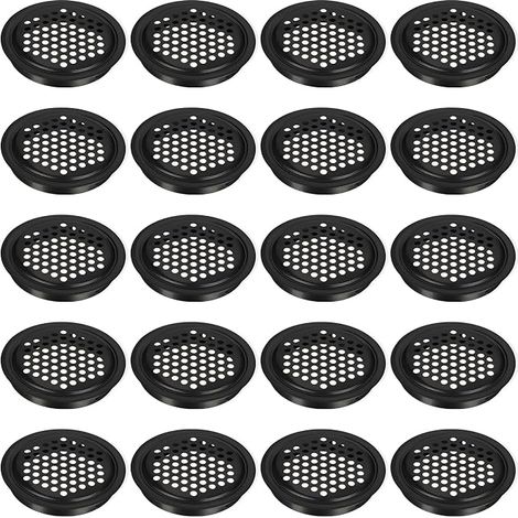 Grille de ventilation en acier inoxydable, Grille de ventilation L'armoire- 60 mm Grille Ventilation Ronde Peut être Utilisé Dans le Garage, Salle de Bain la Chambre (1/5)