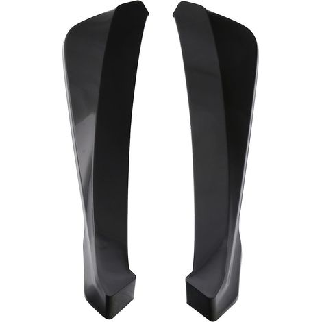 Prolongateur de bouclier arrière universel, aileron latéral de carrosserie, spoiler de lèvre de pare-chocs, jupe de protection noire