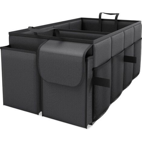 Le tronc de l'organisateur-Compact et spacieux - accessoires de voiture-siège auto boîte de rangement - Avant à l'Arrière du Siège-Noir - (1/5)