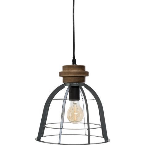 Atmosphera Hängeleuchte Grau 25 cm (1/4)
