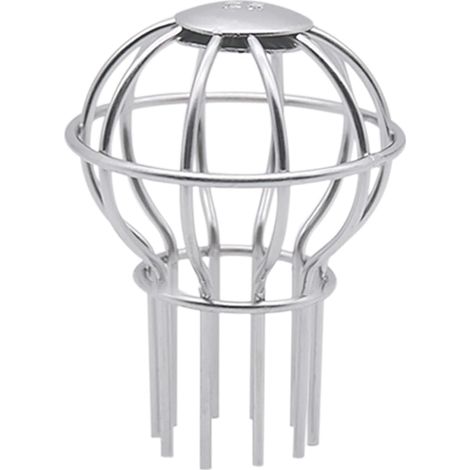 Filtres pour gouttière, Fuite GouttièRe Garde Filtre, La protection des ballons en fil de fer pour tuyau de gouttière arrête le blocage des feuilles de boue de mousse,1 Pcs