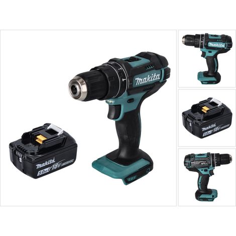 Makita DHP 482 T1 trapano a percussione a batteria 18 V 62 Nm + 1x batteria ricaricabile 5,0 Ah - senza caricabatterie