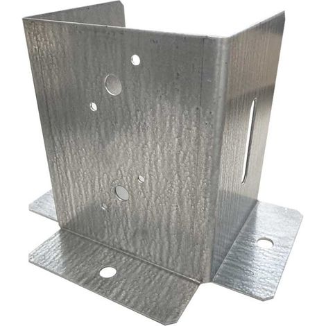Soporte anclaje de 12x12 cm ( 3 Caras) . 1 und.