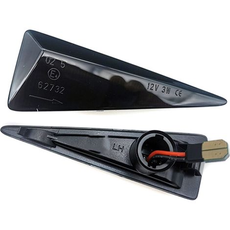 Kit Freccia Laterale a Led Side Marker Dinamica Lente Fume Renault Espace IV Megane Scenic II Vel Satis Avantime (1/3)