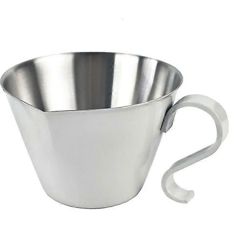 Cylindre à latte art avec tasse à lait à col pointu en acier inoxydable 304, pot à lait décoratif pour café, tasse à extraction de café (1/5)