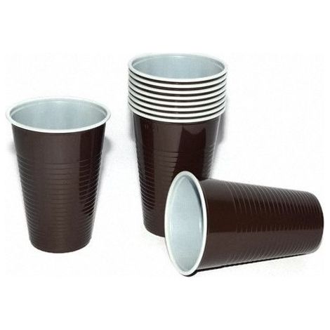 Einwegbecher 200ml braun Thermo 100 Stk.