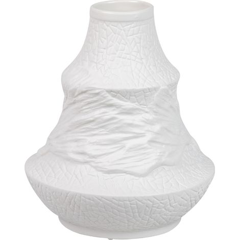 Weiße Itaca-Keramikvase 21x7x25 cm (1/5)