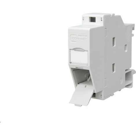 Metz-Connect Keystone REGplus IP20, lichtgrau, unbestückt