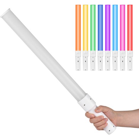 D2 Handlicher RGB-LED-Lichtstab 2500K-8500K 7 Farben Dimmbar Integrierter Akku (2500K/5500K/8500K)