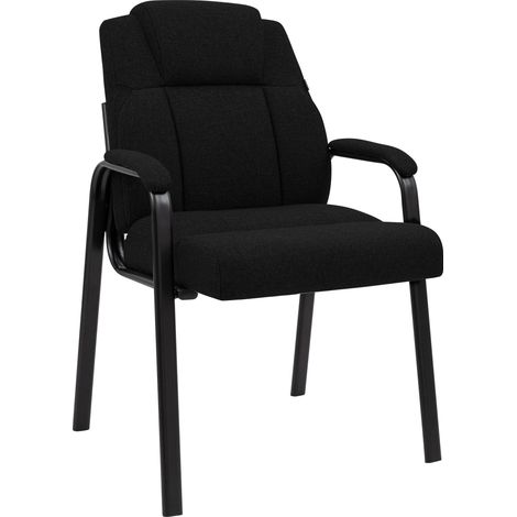 Silla de confidencia Olin Negro Tela (1/5)