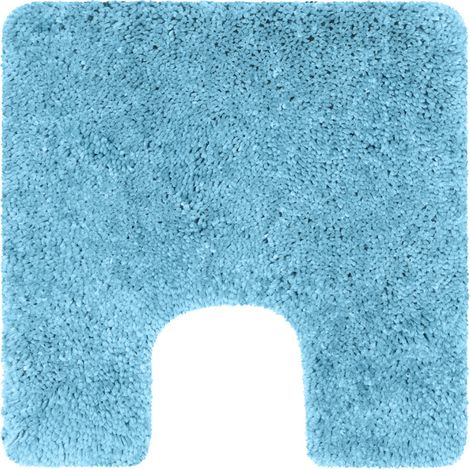 Spirella Tapis de bain Microfibre HIGHLAND 55x55cm Bleu ciel (1/4)