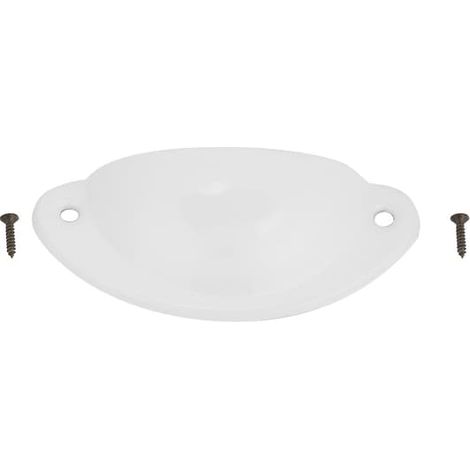 Bouton de meuble en métal pour tiroirs, poignée en coquillage antique, ferrures (blanc) (1/5)