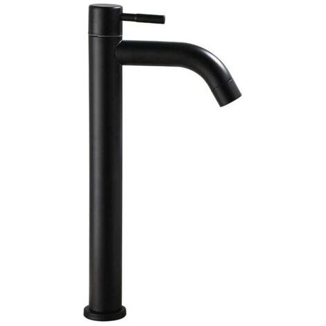 QORVA-Grand robinet de lavabo (noir) (1/4)