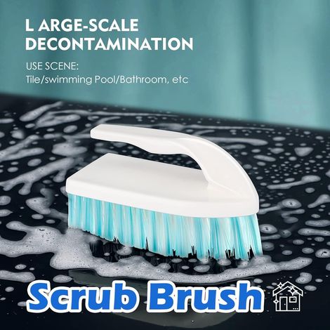 Lot de 4 Brosses à Récurer pour Jantes - Poignée Confortable, Nettoyage de Cuisine, Flexible, Joints Muraux et Maison (1/4)