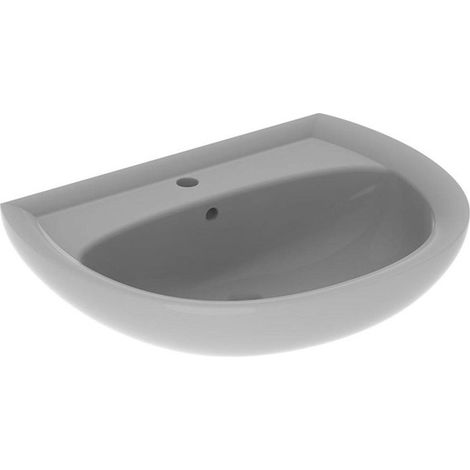 Lavabo Geberit RENOVA 650x510mm avec trou pour robinet avec trop-plein Manhattan