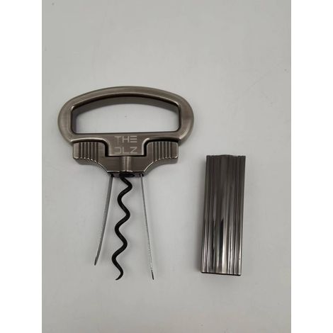 Tire-bouchon à deux lames pour bouchons anciens et fragiles, extracteur de liège vintage Ah So, ouvre-bouteille manuel, déboucheur de vin, accessoire sommelier