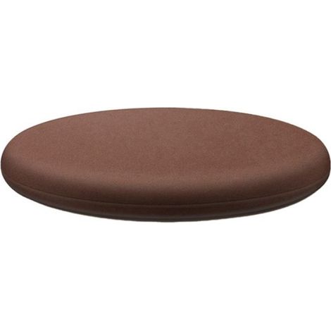 Coussin Rond - Mousse à Mémoire de Forme - Pour Chaise Bureau Salle à Manger Voiture - 40 cm - Marron ×1
