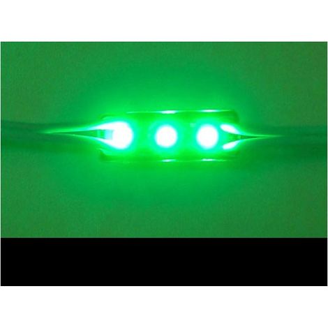 Modulo Mattone LED 3 SMD Verde Per Personalizzare Insegna a Led