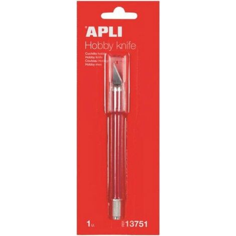 Apli 13751 - Scalpel de loisirs créatifs lame en acier (1/2)