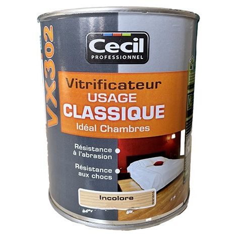 CECIL VX302 Vitrificateur Incolore Mat 1 L (1/2)