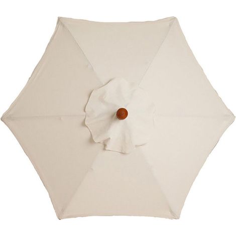 2M Housse de Parasol Extérieur - 6 Baleines, Anti-UV - Toit de Remplacement pour Terrasse, Jardin et Camping (Lavable) (1/5)