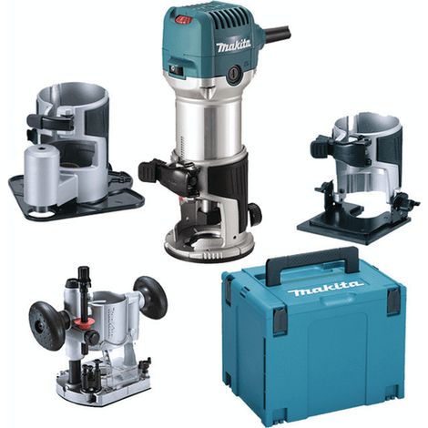 Oberfräse MAKITA Multi-Funktions-Set 710 W - RT0702CX3J