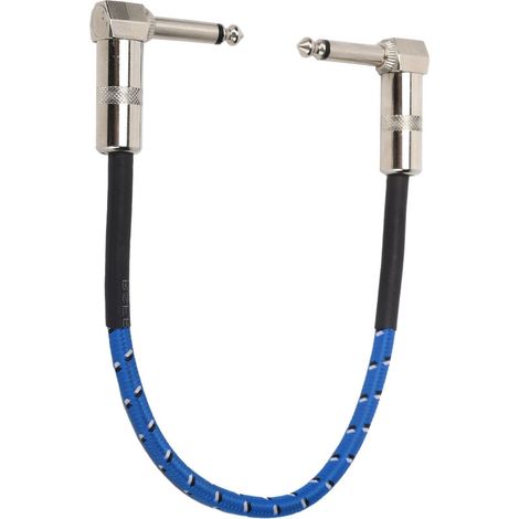 6,35 mm rechtwinkliges Gitarreneffektpedalkabel für Effekte und Verstärker (1/5)