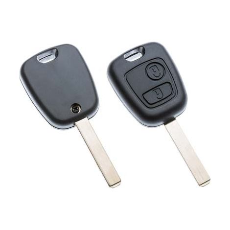 Guscio Chiave Auto Citroen Peugeot VA2RS2 Silca Pulsanti 2