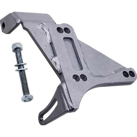 Support de relocation d'alternateur, acier de haute qualité, longueur - 30 cm, largeur - 7,5 cm, hauteur - 5 cm, compatible avec les modèles de moteur H22 et H22A (1/5)
