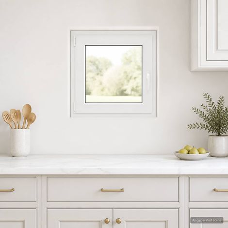 Couleur intérieure de la fenêtre de sous-sol blanche RISOR (1/5)