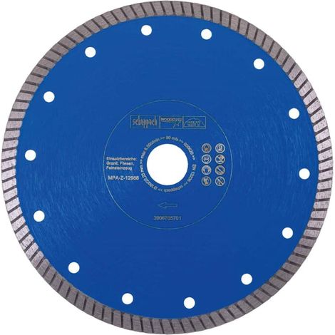 Scheppach Diamant-Trennscheibe Ø 180x22,2mm für Fliesenschneider WTS2000