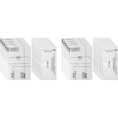 24 filtres pour aspirateur Miele Complete S8340 S8360, C1 C2 C3, pièces de rechange pour filtre d'échappement ()